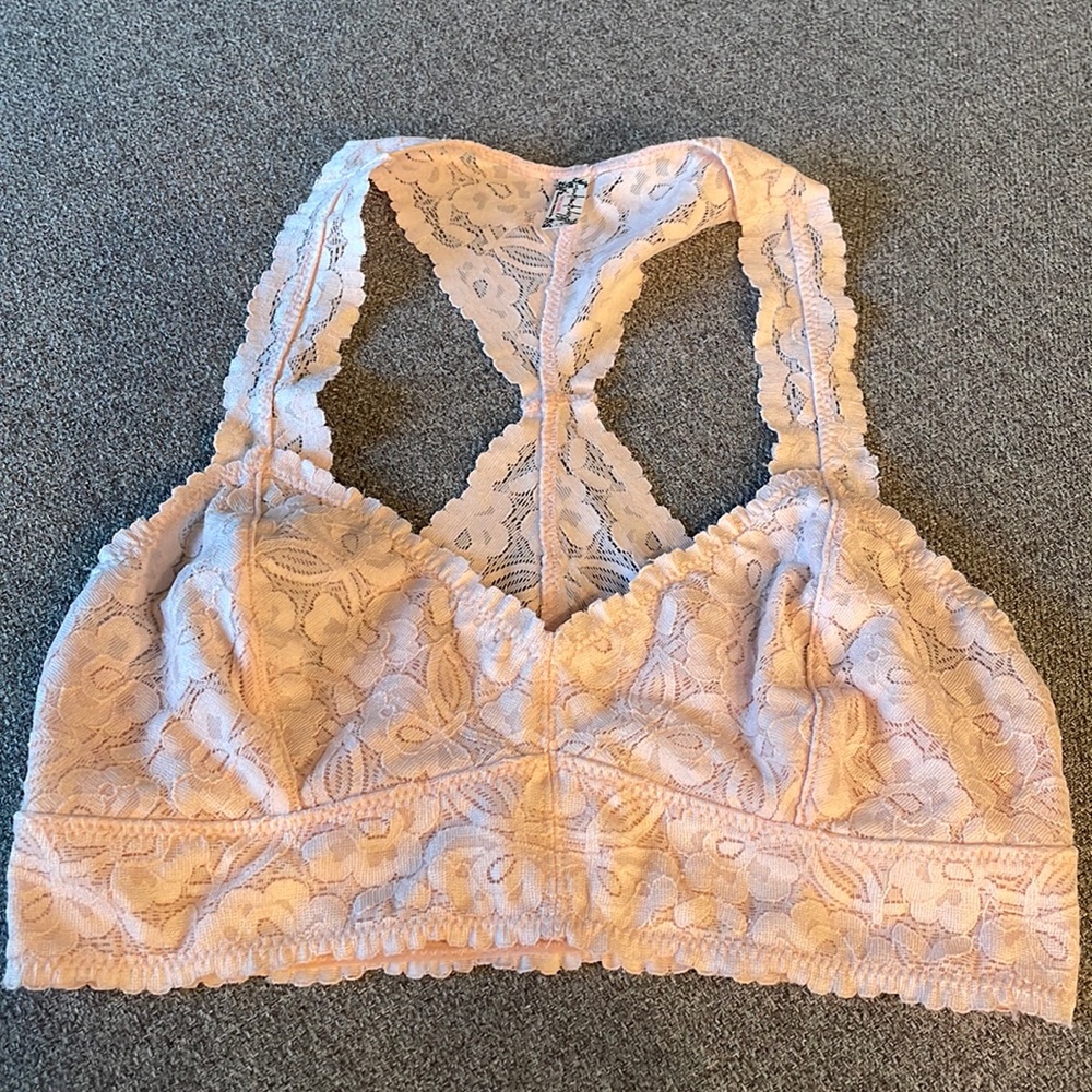 Free People Intimately lace halter bralette